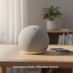 Google Portable Speaker - Light Blue Gray